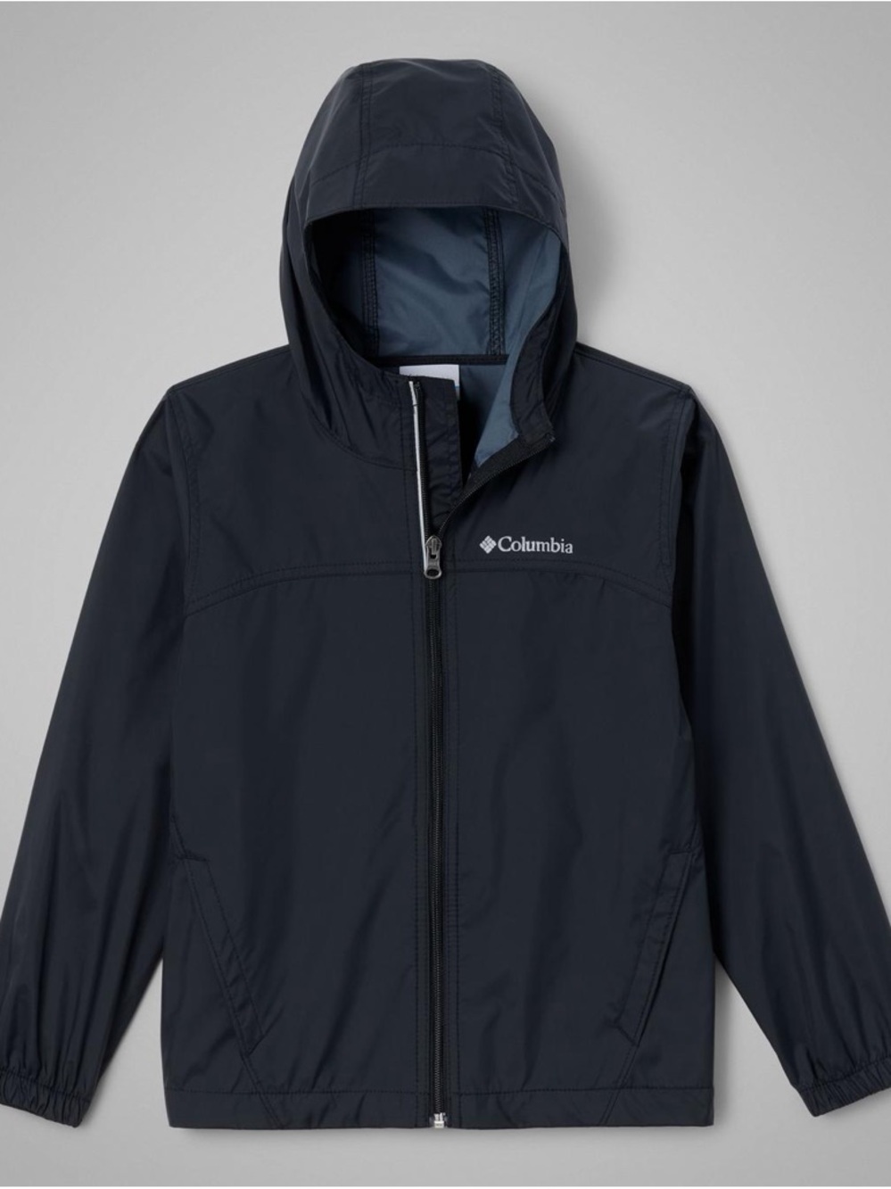 Columbia Hooded Windbreaker Jacket - Navy
